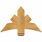 Ekena Millwork Alberta Rough Sawn Timber Gable Bracket, Western Red Cedar, 36"W x 23"H x 2"D x 6"F, 15/12 Pitch GBW036X23X0206ALB00RWR - alternate 1